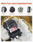VEVOR Lightweight Hydration Pack Backpack 2L Water Bladder Biking Hiking Running
