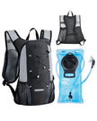 VEVOR Lightweight Hydration Pack Backpack 2L Water Bladder Biking Hiking Running