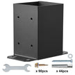 VEVOR 4x4 Post Base 10 Pcs, Inner Size 3.6