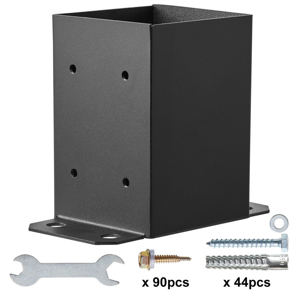 VEVOR 4x4 Post Base 10 Pcs, Inner Size 3.6