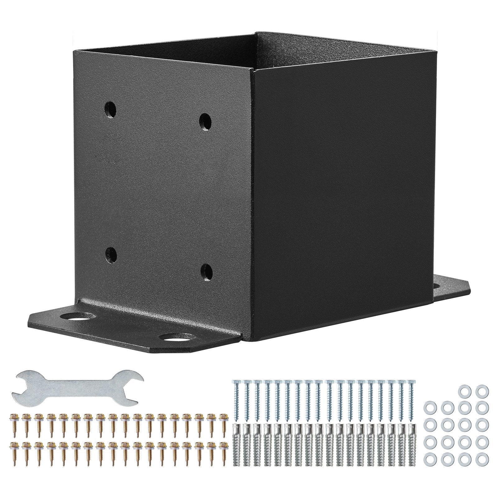 VEVOR 6x6 Post Base 4 Pcs, Inner Size 5.6