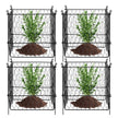VEVOR 5 Pack Plant Protector from Animals 13.4'' x 13.4'' Metal Plant Cage