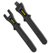 VEVOR Tire Changing Tool, 9.65 Inch Tire Iron Set, 2pcs Motorcycle Tire Irons, 40CR Steel Tire Bead Breaker, Black Tire Changing Spoons, Rust Proof Motorcycle Tire Spoons, Tire Levers For Bile Tires