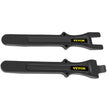 VEVOR Tire Changing Tool, 9.65 Inch Tire Iron Set, 2pcs Motorcycle Tire Irons, 40CR Steel Tire Bead Breaker, Black Tire Changing Spoons, Rust Proof Motorcycle Tire Spoons, Tire Levers For Bile Tires