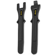 VEVOR Tire Changing Tool, 9.65 Inch Tire Iron Set, 2pcs Motorcycle Tire Irons, 40CR Steel Tire Bead Breaker, Black Tire Changing Spoons, Rust Proof Motorcycle Tire Spoons, Tire Levers For Bile Tires