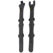 VEVOR Tire Changing Tool, 16 Inch Tire Iron Set, 2pcs Motorcycle Tire Irons, 40CR Steel Tire Bead Breaker, Black Tire Changing Spoons, Rust Proof Motorcycle Tire Spoons, Tire Levers for Bile Tires