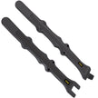 VEVOR Tire Changing Tool, 16 Inch Tire Iron Set, 2pcs Motorcycle Tire Irons, 40CR Steel Tire Bead Breaker, Black Tire Changing Spoons, Rust Proof Motorcycle Tire Spoons, Tire Levers for Bile Tires