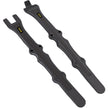VEVOR Tire Changing Tool, 16 Inch Tire Iron Set, 2pcs Motorcycle Tire Irons, 40CR Steel Tire Bead Breaker, Black Tire Changing Spoons, Rust Proof Motorcycle Tire Spoons, Tire Levers for Bile Tires
