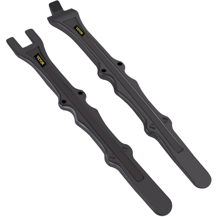 VEVOR Tire Changing Tool, 16 Inch Tire Iron Set, 2pcs Motorcycle Tire Irons, 40CR Steel Tire Bead Breaker, Black Tire Changing Spoons, Rust Proof Motorcycle Tire Spoons, Tire Levers for Bile Tires