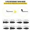VEVOR Rods Dent Removal Kit, 13 Pcs Paintless Dent Repair Tool, 5 Pcs Stainless Steel Dent Rods, 8 Pcs Tapper Heads, Professional Hail Dent Removal Tool for Minor Dents, Door Dings and Hail Damage