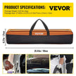 VEVOR Rods Dent Removal Kit, 13 Pcs Paintless Dent Repair Tool, 5 Pcs Stainless Steel Dent Rods, 8 Pcs Tapper Heads, Professional Hail Dent Removal Tool for Minor Dents, Door Dings and Hail Damage