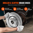 VEVOR Drilled Slotted Front&Rear Brake Rotors Pads for Toyota Sienna Highlander