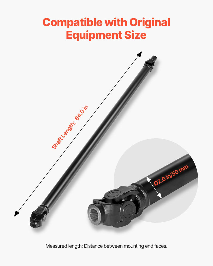 VEVOR Front Drive Shaft Assembly Compatible with 2014-2016 Polaris Ranger XP 900