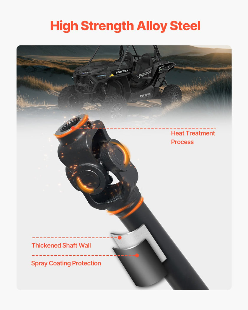 VEVOR Front Drive Shaft Assembly Compatible with 2014-2017 Polaris RZR XP 1000