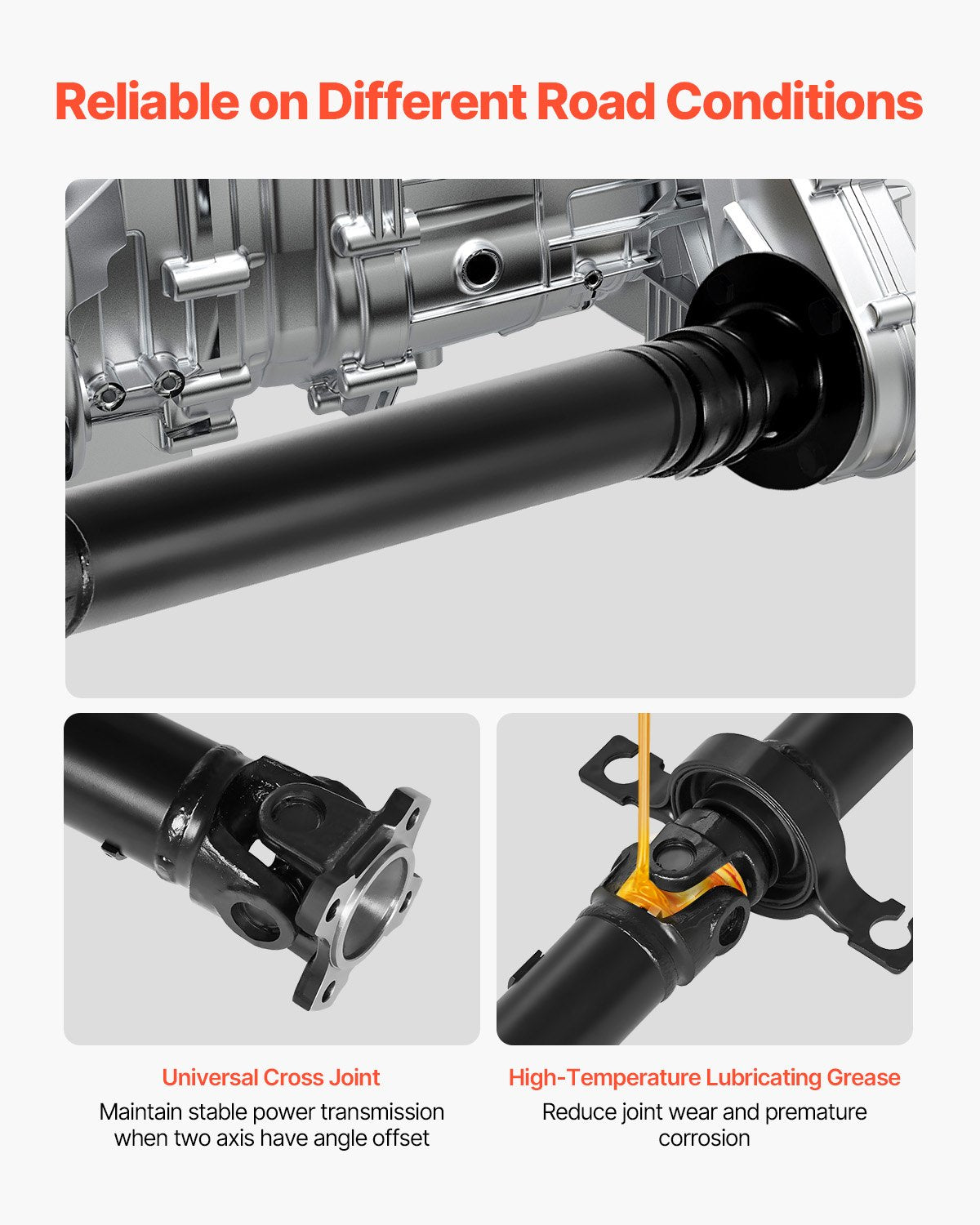 VEVOR Rear Drive Shaft Assembly Compatible with 2007-2008 Ford Edge/Lincoln MKX