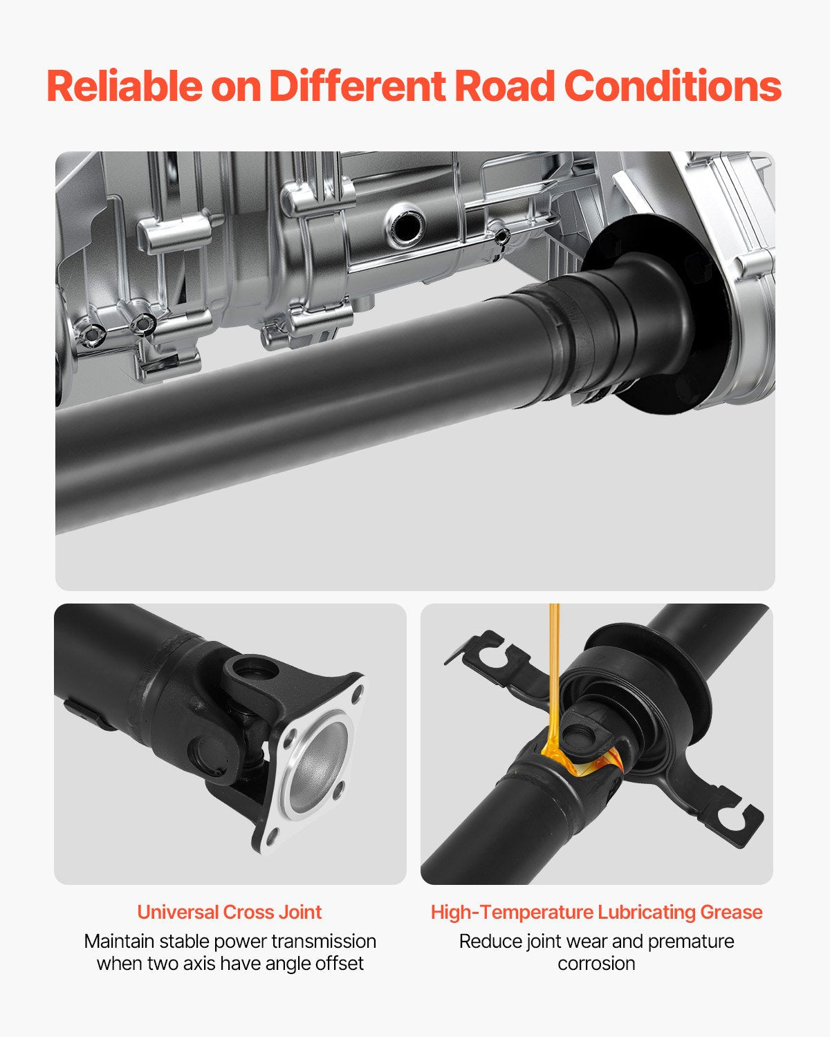 VEVOR Rear Drive Shaft Assembly Compatible with 2007-2014 Ford Edge/Lincoln MKX