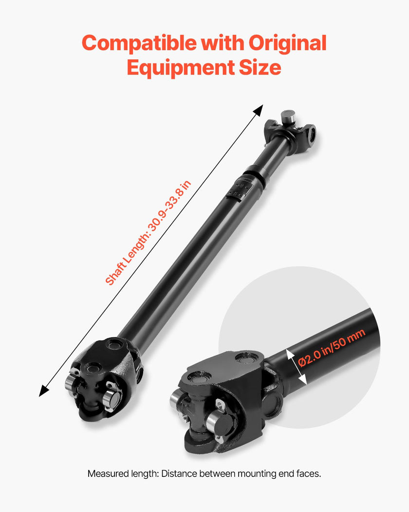 VEVOR Front Drive Shaft Assembly Compatible with 1987-2001 Jeep Cherokee L6 4.0L
