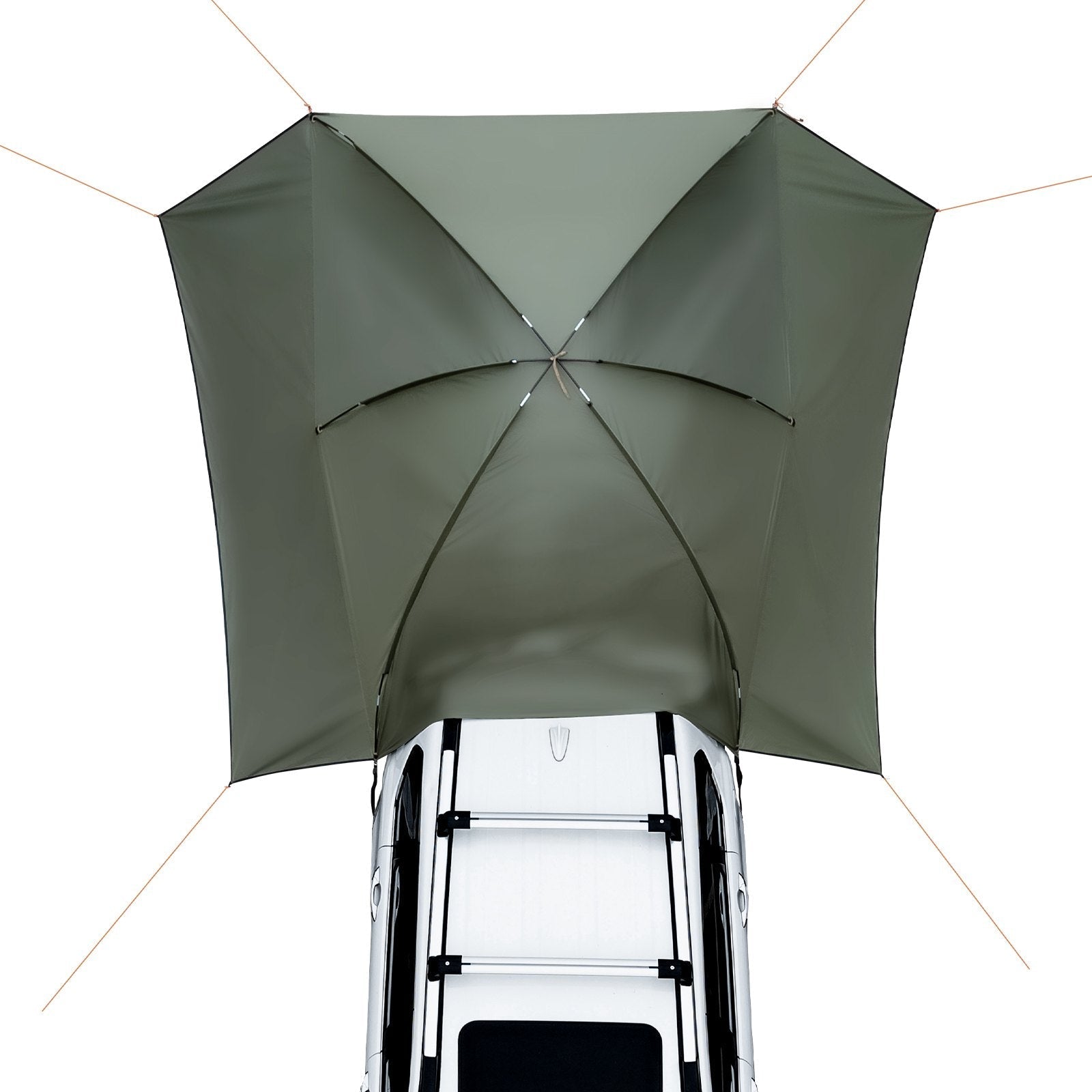 VEVOR Vehicle Awning, Large 10' x 7' Shade Coverage Car Side Awning, PU2000mm UV50+ Car Awning with Extended Side Canopies and Portable Storage Bag, Suitable for Truck, SUV, Van, Campers