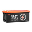 VEVOR 36V 105Ah Golf Cart Lithium Battery with LCD Monitor and 4000+ Cycles