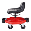 VEVOR Mechanics Swivel Seat 300 LBS Rolling Work Stool Height Adjustable Seat