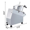 Commercial Fruit and Vegetable Food Processor Cutter Slicer NSF & ETL