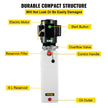 VEVOR 2.2KW Car Plastic Lift Hydraulic Power Unit 6L Hydraulic Power Pack 220V 3HP 50HZ 2750 PSI for Two and Four Post Lift Auto Hoist Car Lift