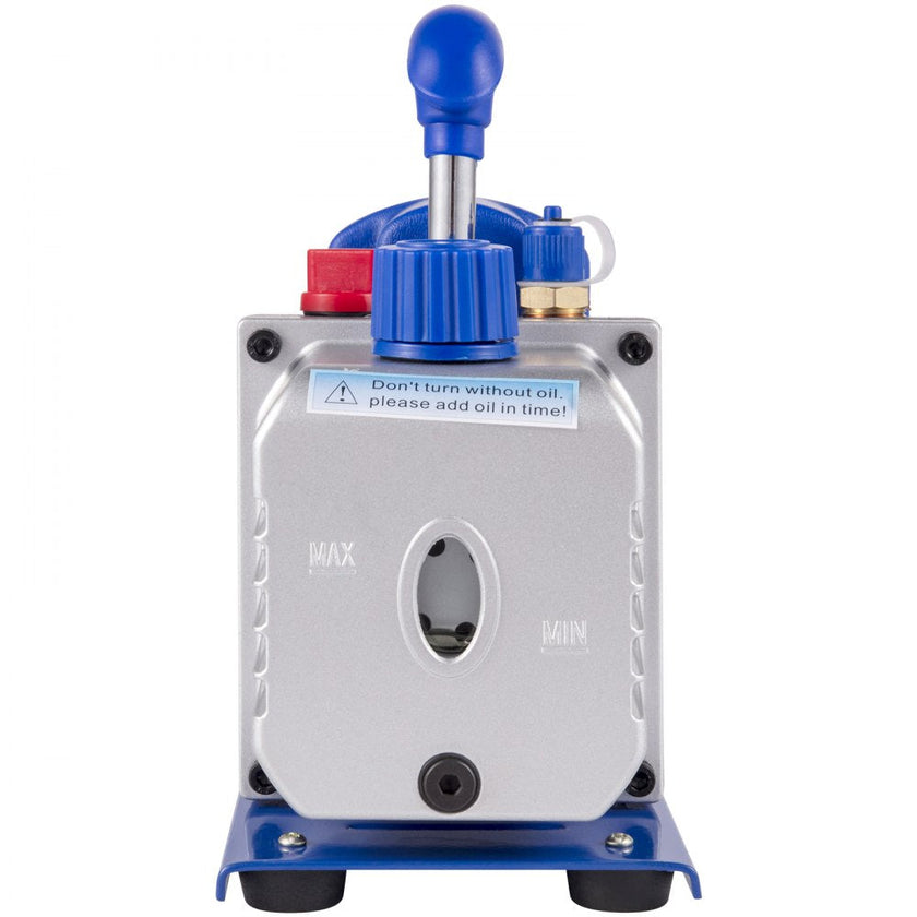 2.5cfm Vacuum Pump 1.5 Gallon Vacuum Chamber 0.5pa Tool Degassing Silicone