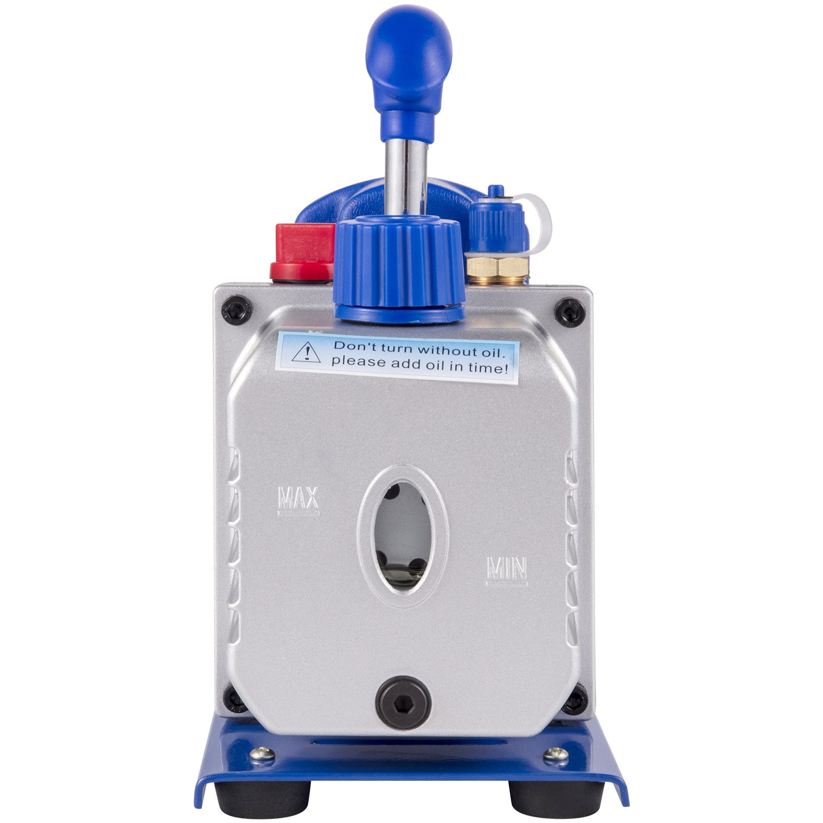VEVOR 3 CFM Vacuum Pump 1/4 HP with 3 Gallon Stainless Steel Vacuum Degassing Chamber Kit Air Vacuum Pump HVAC Refrigeration Tool