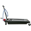 Vevor Low Profile Oil Drain Pan 17 Gallon Foldable Highly Durable & 8' Hose