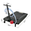 Vevor Low Profile Oil Drain Pan 17 Gallon Foldable Highly Durable & 8' Hose