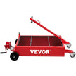 VEVOR Oil Drain Pan 20 Gallon Oil Drain Tank, 76L Low Profile Oil Drain Pan, Large Capacity Oil Change Pan, Foldable Hand, with Pump, Hose, Swivel Casters Wheels for Car, SUV, Trucks Oil Draining