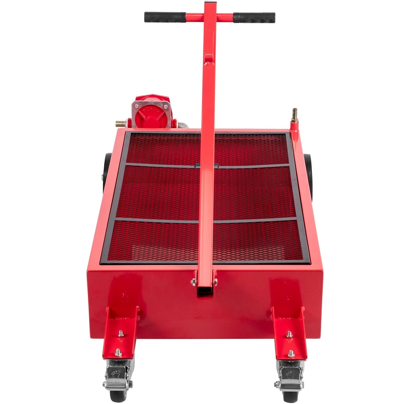 VEVOR Oil Drain Pan 20 Gallon Oil Drain Tank, 76L Low Profile Oil Drain Pan, Large Capacity Oil Change Pan, Foldable Hand, with Pump, Hose, Swivel Casters Wheels for Car, SUV, Trucks Oil Draining