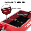 VEVOR Oil Drain Pan 20 Gallon Oil Drain Tank, 76L Low Profile Oil Drain Pan, Large Capacity Oil Change Pan, Foldable Hand, with Pump, Hose, Swivel Casters Wheels for Car, SUV, Trucks Oil Draining