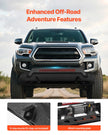 VEVOR Front Bumper Compatible with 2016-2023 Toyota Tacoma with Winch Plate