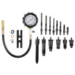 VEVOR Diesel Engine Compression Tester, 18 pcs Cylinder Pressure Test Tool Kit, with 0-1000 psi Gauge and Adapters, Diesel Injector Tester Check Cylinders in Diesel Trucks, Tractors, Equipment
