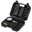 VEVOR Diesel Engine Compression Tester, 18 pcs Cylinder Pressure Test Tool Kit, with 0-1000 psi Gauge and Adapters, Diesel Injector Tester Check Cylinders in Diesel Trucks, Tractors, Equipment