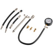 VEVOR Compression Tester Adapter Kit, 9 Pcs Automotive Engine Cylinder Leak Down Compression Test, Accurate Dual Scale Pressure Gauge 0-300 psi, with Long Reach Hoses and Case for Engine Cylinders