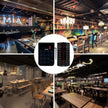 VEVOR R100 Wireless Calling System, Restaurant Pager System 10 Pagers,Max 999 Beepers, Touch Keyboard with Vibration, Flashing and Buzzer for Church, Nurse,Hospital & Hotel