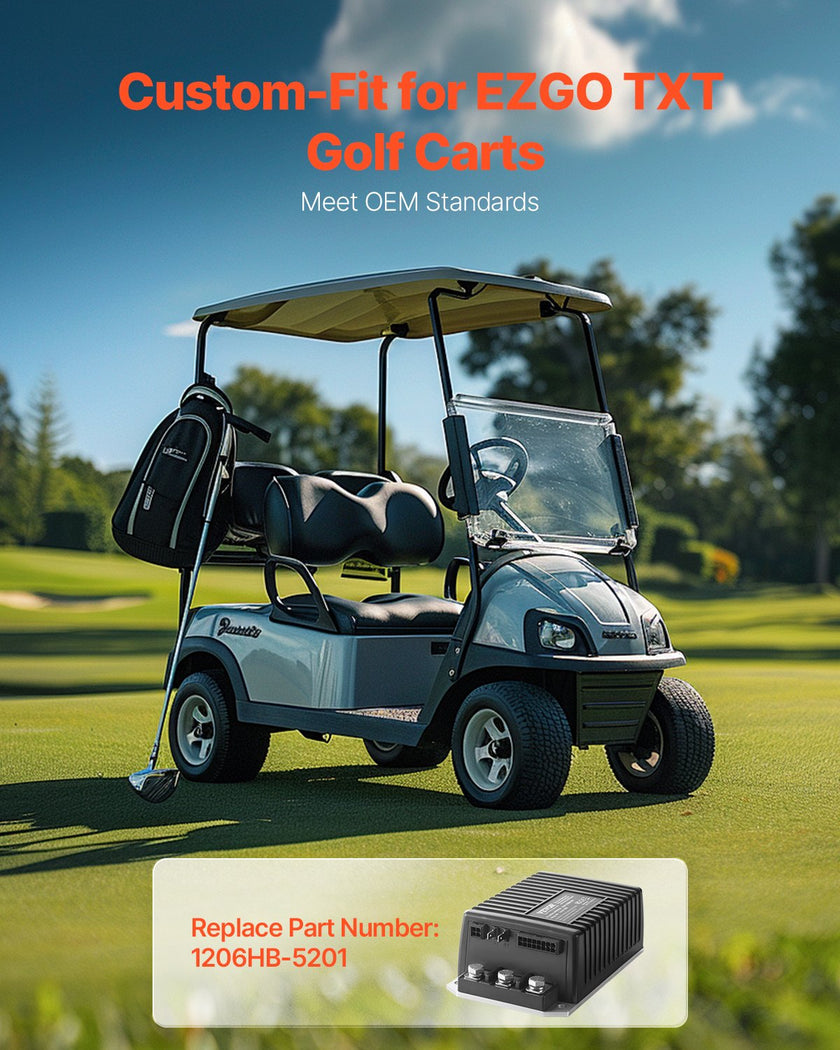 VEVOR Golf Cart Controller 48V 250A Speed Controller for EZGO TXT 1206HB-5201