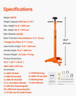 VEVOR Underhoist Support Stand 3/4Ton Capacity Under Hoist Jack Stand Two Wheels