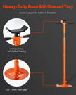 VEVOR Underhoist Support Stand 3/4Ton Capacity Under Hoist Jack Stand Round Base