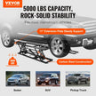 VEVOR Car Lift, 5,000 LBS Capacity Portable Car Lift, with Extended-Length Plates, 25.6