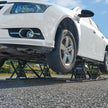 VEVOR Car Lift, 5,000 LBS Capacity Portable Car Lift, with Extended-Length Plates, 25.6
