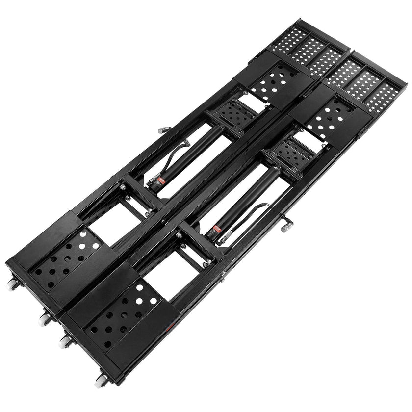 VEVOR Car Lift, 5,000 LBS Capacity Portable Car Lift, with Extended-Length Plates, 25.6