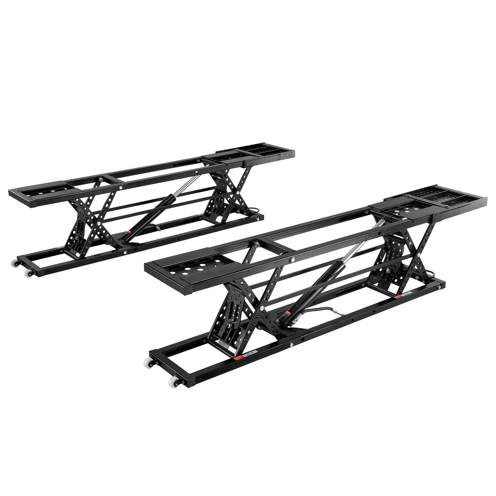 VEVOR Car Lift, 5,000 LBS Capacity Portable Car Lift, with Extended-Length Plates, 25.6