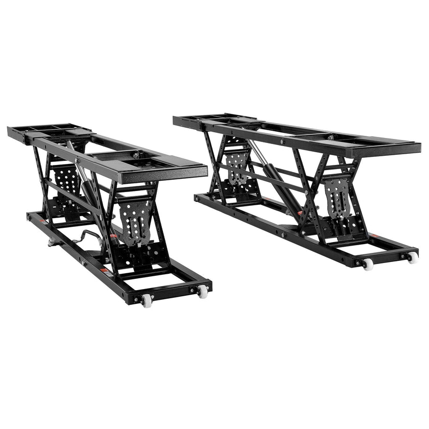 VEVOR Car Lift, 7,000 LBS Capacity Portable Car Lift, with Extended-Length Plates, 26.8