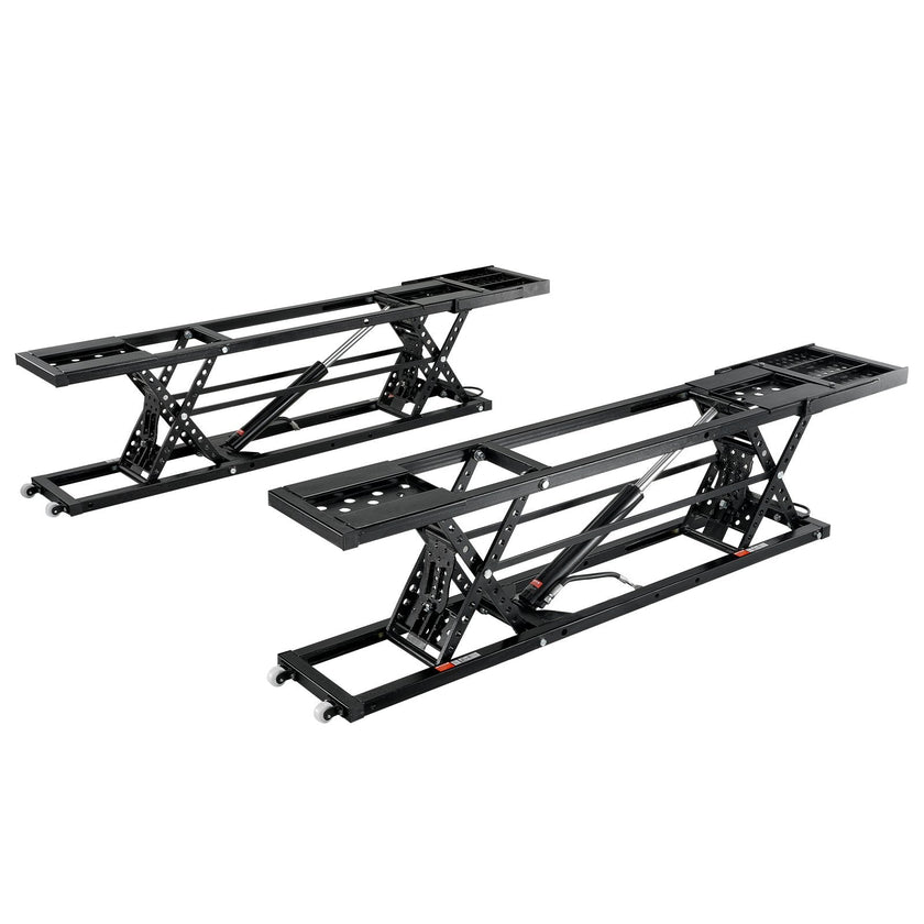 VEVOR Car Lift, 7,000 LBS Capacity Portable Car Lift, with Extended-Length Plates, 26.8