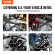 VEVOR 10AN Fuel Line Kit, 10 FT Fuel Hose Kit, 0.55