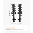 VEVOR Front Shock Absorber Strut Assembly 2Pcs Fit 2007-2014 Honda CR-V