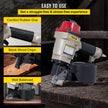 VEVOR Roofing Nail Gun CN55, Professional Coil Nailer from 1-Inch up to 2-1/4-Inch, Siding Nailer with Adjustable PC Magazine Coil Siding Nailer 15 Degree for Driving Roofing Nails Fast and Hard